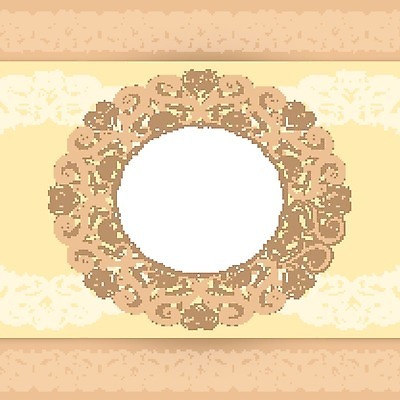 EPS 해외이미지 일러스트 프레임 사람없음 노란색 빈티지 원형 클래식 고급 해외202004 해외일러스트 도형 컬러 컨셉 파일형식 벡터 이미지허브