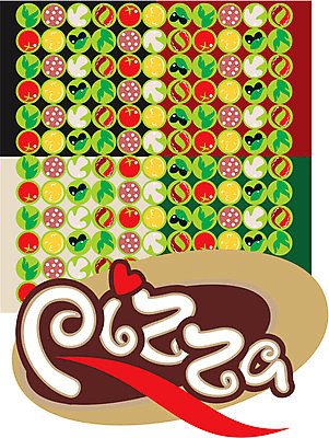 EPS 해외이미지 디자인 여행 백그라운드 일러스트 피자 패스트푸드 라벨 이탈리아 엘리먼트 해외202004 해외일러스트 유럽 프레임 서양음식 인스턴트 파일형식 벡터 이미지허브