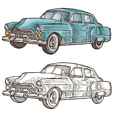 EPS 해외이미지 디자인 백그라운드 컨셉 일러스트 자동차 미술 미국 기계 수확 클래식 60대 스케치 사인 속도 그림 복고 타이어 엽서 모터 고립 구식 그런지 옛날 자동 차고 핸드메이드 스타일 해외202004 해외일러스트 노년 육상교통 북아메리카 농업 문화예술 편지 파일형식 벡터 이미지허브