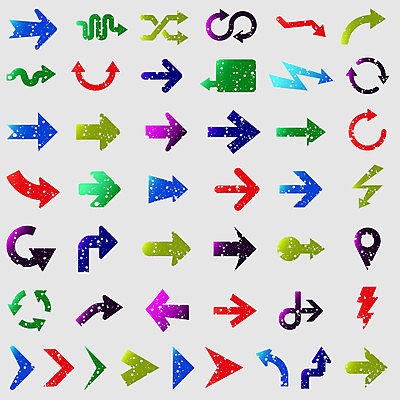 EPS 해외이미지 디자인 일러스트 비즈니스 모션 화살 그림자 장식 빨간색 세트 3D 환경 웹 재활용 정보 가리킴 원형 연결 수집 방향 심볼 사인 엘리먼트 해외202004 해외일러스트 도형 컬러 인터넷 손짓 디지털합성 친환경 파일형식 벡터 이미지허브