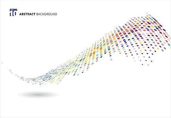 EPS 해외이미지 모양 디자인 백그라운드 패턴 곡선 일러스트 추상 사람없음 그래픽 컬러풀 점 원형 웨이브 스타일 해외202004 해외일러스트 도형 선 컬러 무늬 파일형식 벡터 이미지허브