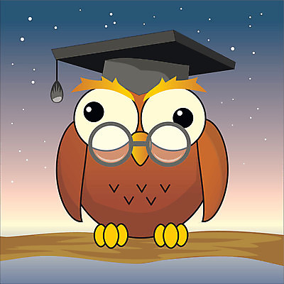 EPS 해외이미지 교육 안경 일러스트 교사 교수 가르침 만화 부엉이 해외202004 해외일러스트 직업 잡화 조류 파일형식 벡터 이미지허브