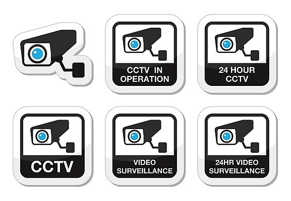 EPS 해외이미지 일러스트 표시 경고 안전 사람없음 감시 감시카메라 해외202004 해외일러스트 카메라 파일형식 벡터 이미지허브