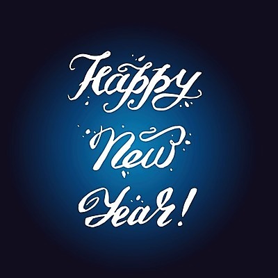 EPS 해외이미지 디자인 계절 행복 백그라운드 겨울 일러스트 캘리그라피 텍스트 새로움 타이포그라피 사람없음 파란색 축제 축하 인사 우아함 사인 타이틀 필기체 레터링 해외202004 해외일러스트 문자 감정 컬러 컨셉 예절 파일형식 벡터 이미지허브