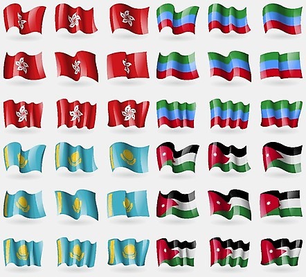 EPS 해외이미지 디자인 문화 상징 일러스트 세계 직물 심볼 지역 홍콩 요르단 전국 카자흐스탄 강조 해외202004 해외일러스트 아시아 중동 중국 파일형식 벡터 이미지허브