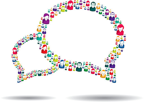 EPS 해외이미지 실루엣 말풍선 인터넷 일러스트 비즈니스 텍스트 통신 추상 아이디어 함께함 대화 사람 거품 정보 군중 연결 토론 고객 심볼 풍선 나눔 설문지 소셜미디어 조언 해외202004 해외일러스트 컨셉 무늬 촬영기법 말하기 파일형식 벡터 이미지허브