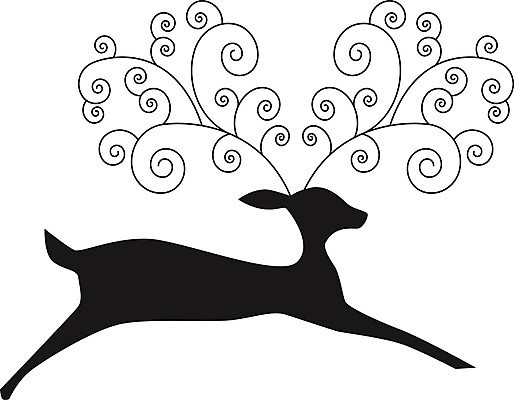 EPS 해외이미지 클립아트 디자인 크리스마스 일러스트 휴가 사슴 뿔 나선형 미술 그래픽 장식 점프 검은색 흰색 영양 순록 암사슴 엘리먼트 해외202004 해외일러스트 기념일 컬러 무늬 포유류 모션 문화예술 암컷 파일형식 벡터 이미지허브