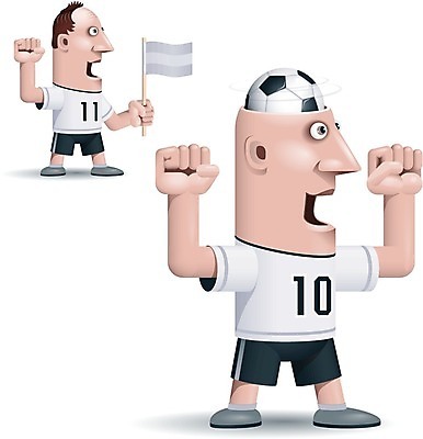 EPS 해외이미지 백인 남자 행복 스포츠 일러스트 축구공 응원 청소년 성공 웃음 성인 30대 머리 축구 외침 깃발 부채 만화 흥분 비명 지원 해외202004 해외일러스트 서양인 감정 컨셉 공 축구용품 표정 사람 신체부위 장년 구기 소리 파일형식 벡터 이미지허브