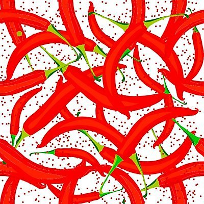 EPS 해외이미지 음식 백그라운드 채소 일러스트 파프리카 빨간색 초록색 뜨거움 후추 해외202004 해외일러스트 컬러 향신료 파일형식 벡터 이미지허브