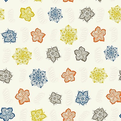 EPS 해외이미지 디자인 백그라운드 꽃무늬 패턴 일러스트 추상 사람없음 그래픽 컬러풀 우아함 해외202004 해외일러스트 꽃 컬러 컨셉 무늬 파일형식 벡터 이미지허브