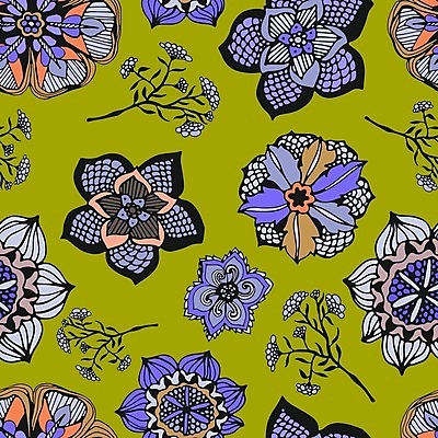 EPS 해외이미지 디자인 백그라운드 잎 꽃무늬 패턴 일러스트 추상 사람없음 그래픽 연두색 보라색 우아함 해외202004 해외일러스트 식물 꽃 컬러 컨셉 무늬 초록색 파일형식 벡터 이미지허브