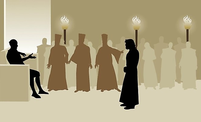 EPS 해외이미지 남자 실루엣 기독교 종교 일러스트 불 불꽃 부활절 사람 건물 성경 영혼 역사 군중 법 과거 재판 법관 공정 판결 법정 천진난만 해외202004 해외일러스트 자연요소 건축물 기념일 컨셉 종교용품 촬영기법 법률가 파일형식 벡터 이미지허브