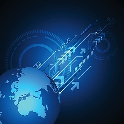 EPS 해외이미지 디자인 화살표 지구 컨셉 일러스트 추상 미래 사람없음 그래픽 파란색 세계 디지털 해외202004 해외일러스트 컬러 무늬 파일형식 벡터 이미지허브