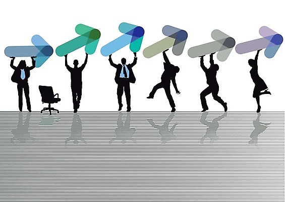 EPS 해외이미지 여자 남자 실루엣 화살표 일러스트 비즈니스 들기 사람 경제 회색 성장 비즈니스맨 비즈니스우먼 계획 상승 해외202004 해외일러스트 컬러 컨셉 모션 촬영기법 직장인 파일형식 벡터 이미지허브