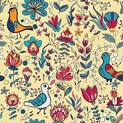 EPS 해외이미지 나무 동물 디자인 꽃잎 꽃 백그라운드 잎 꽃무늬 패턴 일러스트 추상 사람없음 그래픽 컬러풀 화려 새캐릭터 해외202004 해외일러스트 식물 컬러 동물캐릭터 컨셉 무늬 조류 파일형식 벡터 이미지허브