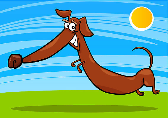 EPS 해외이미지 일러스트 사람없음 달리기 태양 귀여움 강아지 만화 심플 해외202004 해외일러스트 자연요소 컨셉 모션 반려동물 개 파일형식 벡터 이미지허브