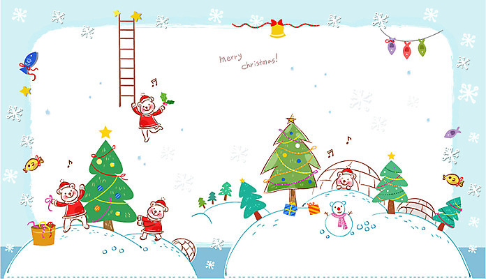 나무 식물 옷 계절 기념일 행복 백그라운드 크리스마스장식 크리스마스 겨울 일러스트 사다리 곰 눈사람 산타옷 안내 프레임 어류 틀 풍경 이벤트 사람없음 크리스마스트리 북극 테두리 알림 이글루 겨울배경 국내일러스트 AI파일 동물 감정 포유류 수중동물 도구 극지방 파일형식 벡터