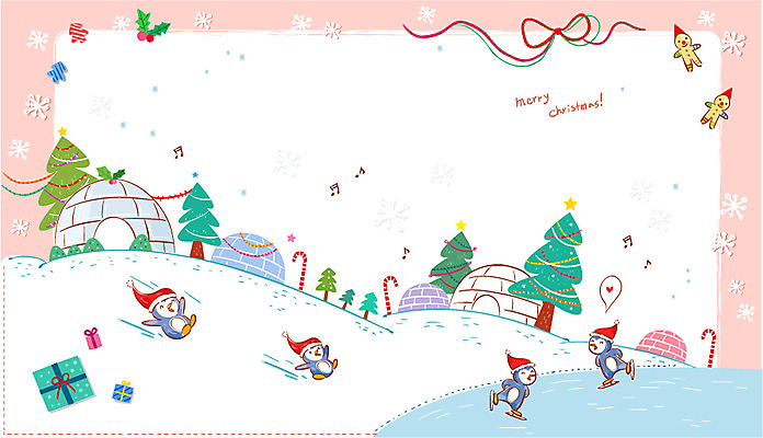 나무 식물 동물 계절 기념일 행복 백그라운드 크리스마스 겨울 음표 일러스트 산타모자 안내 프레임 선물 틀 풍경 이벤트 사람없음 선물상자 크리스마스트리 스케이트 남극 테두리 알림 펭귄 썰매 빙판 이글루 겨울배경 국내일러스트 AI파일 모자_잡화 기호 감정 음악 스포츠용품 조류 상자 극지방 파일형식 벡터