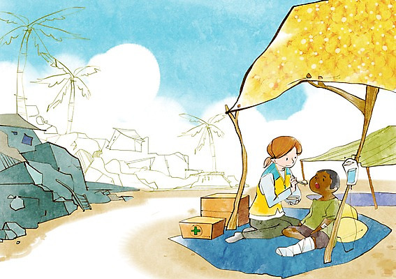 전신 PSD 외국인 나무 식물 건축물 여자 남자 어린이 음식 캠페인 흑인 일러스트 밥 주택 사람 앉기 동양인 소년 성인 두명 환자 돌_바위 바위 봉사 도움 자원봉사자 구급상자 상처 링거 먹여주기 간호 사회복지 사랑나눔 더불어사는사회 천막 붕대 약상자 국내일러스트 서양인 건축 컨셉 의학 의료기기 모션 사랑 인종 건물 상자 의료용품 먹기 복지 나눔 파일형식