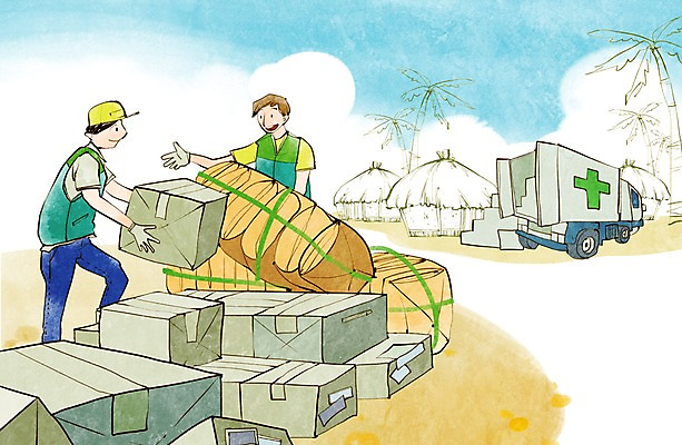 전신 PSD 남자 캠페인 일러스트 자동차 주택 초가집 서기 들기 사람 성인 두명 상자 짐 봉사 도움 자원봉사자 사회복지 오브젝트 택배 사랑나눔 더불어사는사회 기부 지원 남자만 성인남자만 성인만 국내일러스트 육상교통 컨셉 모션 한옥 사랑 건물 운송업 복지 나눔 파일형식