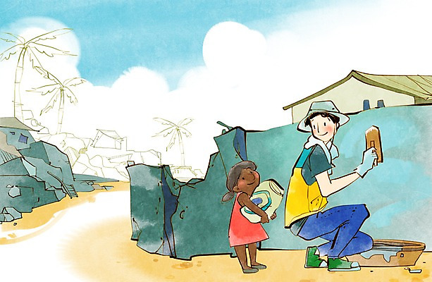 전신 PSD 외국인 나무 식물 건축물 여자 남자 건축 어린이 캠페인 흑인 일러스트 주택 공사 들기 사람 앉기 동양인 소녀 두명 돌_바위 바위 봉사 도움 자원봉사자 사회복지 사랑나눔 더불어사는사회 시멘트 어린이만 국내일러스트 서양인 컨셉 모션 건설업 사랑 인종 건물 복지 나눔 파일형식