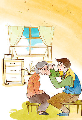 전신 PSD 식물 여자 노년 남자 화분 할머니 캠페인 의자 일러스트 창문 사람 앉기 성인 두명 치료 진료 의사 관찰 봉사 도움 커튼 자원봉사자 사회복지 서랍장 사랑나눔 더불어사는사회 시력검사 노인만 성인만 국내일러스트 가구 컨셉 의학 모션 사랑 의료진 복지 검사_조사 나눔 파일형식