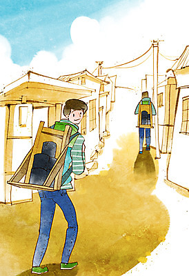 전신 PSD 건축물 남자 캠페인 일러스트 주택 서기 사람 성인 두명 봉사 도움 자원봉사자 골목길 사회복지 배송 사랑나눔 더불어사는사회 지게 연탄 남자만 성인남자만 성인만 국내일러스트 건축 길 컨셉 모션 사랑 건물 복지 나눔 파일형식