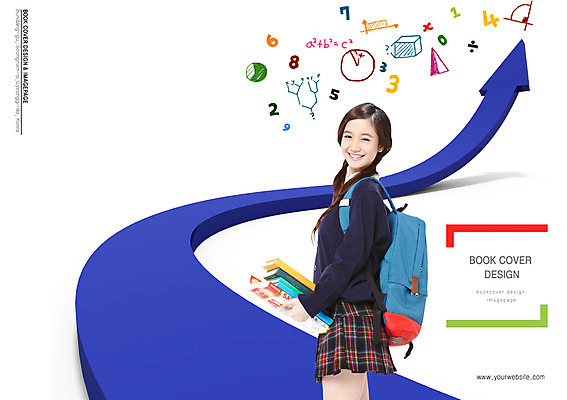 PSD 외국인 템플릿 편집 학생 표지디자인 북디자인 출판디자인 여자 교육 표지 교복 화살표 백그라운드 북커버 가방 청소년 고등학생 책가방 한명 웃음 들기 사람 동양인 팜플렛 상반신 옆모습 10대 책 숫자 수학 보고서 공식 여자만 여자한명만 십대만 십대여자만 십대여자한명만 이미지템플릿 문자 1 잡화 옷 뷰포인트 교과목 모션 표정 인종 파일형식