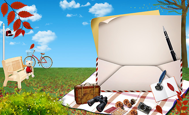 PSD 나무 식물 구름 편집 편집이미지 계절 인형 여행 단풍 낙엽 벤치 의자 가방 자연 하늘 나뭇잎 편지봉투 잉크 프레임 풍경 잔디 초원 사람없음 야외 책 소풍 펜 볼펜 카메라 캐리어 여행가방 자전거 망원경 우체통 가을 편지 편지지 깃털 돗자리 도토리 솔방울 이미지편집 자연요소 잡화 가구 잎 봉투 전자제품 필기구 야외활동 바이크 견과류 생태계 파일형식
