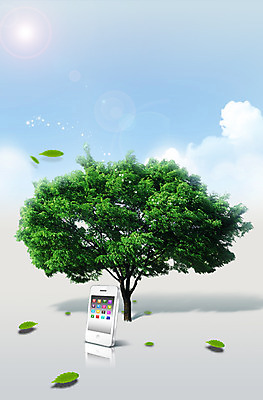 PSD 나무 식물 구름 편집이미지 지구 자연 하늘 나뭇잎 정보기술 그림자 사람없음 초록색 전자제품 스마트폰 핸드폰 햇빛 태양 3D 자연보호 환경 디지털 그린캠페인 환경보전 에코 친환경 첨단기기 편집3D 자연요소 캠페인 컬러 잎 기술 스마트기기 기계 보호 사회이슈 디지털합성 생태계 파일형식