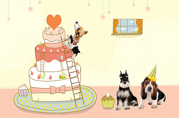 PSD 동물 편집이미지 척추동물 모자 육지동물 접시 리본 사다리 창문 포유류 함께함 실내 세마리 이벤트 사람없음 반려동물 파티 귀여움 케이크 하트 커튼 생일파티 개 강아지 슈나우저 비글 머핀 바셋하운드 생일축하 반려 이미지편집 모양 식기 잡화 빵 컨셉 디저트 3 내부 도구 축하 생일 하운드 파일형식