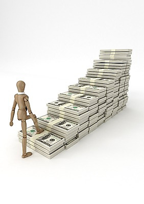PSD 편집이미지 캐릭터 인형 지폐 돈 비즈니스 사람없음 컴퓨터그래픽 그래픽 금융 경제 3D소스 3D 쌓기 계단 달러 비즈니스맨 돈다발 비즈니스캐릭터 오르기 관절인형 편집소스 편집3D 남자 모션 직장인 재산 디지털합성 파일형식