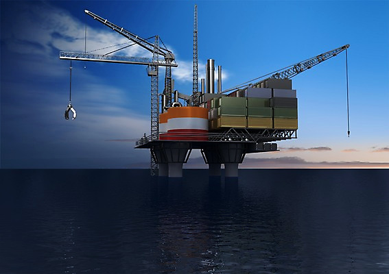 PSD 편집이미지 바다 백그라운드 하늘 사람없음 건물 컴퓨터그래픽 그래픽 물 3D소스 3D 에너지 기둥 석유 컨테이너 기중기 연료 유전 편집소스 편집3D 자연요소 건축물 건축 산업 중장비 디지털합성 파일형식