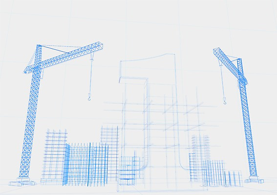 PSD 편집이미지 1 건축 산업 선 설계 사람없음 건물 컴퓨터그래픽 그래픽 3D소스 3D 기계 설계도 우승 중장비 기중기 편집소스 편집3D 건축물 컨셉 건설업 최고 산업장비 디지털합성 파일형식