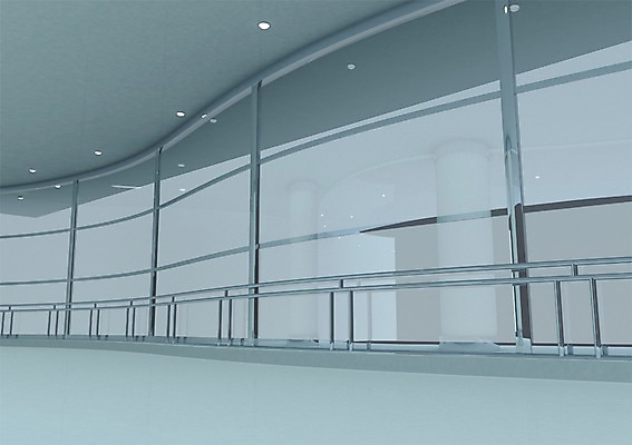 PSD 편집이미지 건축 백그라운드 창문 유리 전등 사람없음 건물 컴퓨터그래픽 그래픽 인테리어 3D소스 3D 공간 복도 회전문 편집소스 비어있는 편집3D 건축물 디자인 재질 조명 문 디지털합성 파일형식