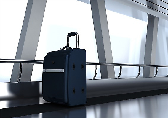 PSD 편집이미지 건축 백그라운드 가방 난간 사람없음 건물 컴퓨터그래픽 그래픽 인테리어 3D소스 3D 여행가방 공간 복도 공항 안전대 편집소스 편집3D 건축물 디자인 잡화 교통시설 디지털합성 파일형식