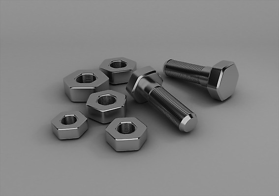 PSD 편집이미지 산업 회색배경 사람없음 컴퓨터그래픽 그래픽 3D소스 3D 금속 나사 실버 부속품 은색 볼트 너트 편집소스 편집3D 노년 컬러 백그라운드 재질 회색 공구 디지털합성 오브젝트 파일형식