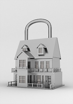 PSD 편집이미지 통신 회색배경 주택 자물쇠 안전 사람없음 컴퓨터그래픽 그래픽 컴퓨터 3D소스 3D 모형 미니어처 잠김 네트워크 잠금 보안 편집소스 편집3D 백그라운드 건물 전자제품 회색 디지털합성 파일형식