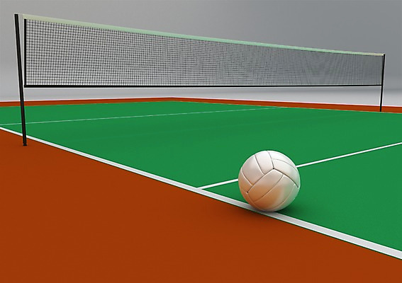 PSD 편집이미지 선 스포츠용품 스포츠 백그라운드 공 사람없음 컴퓨터그래픽 그래픽 3D소스 3D 경기장 코트 그물 네트 배구 배구공 편집소스 편집3D 스포츠시설 구기 외투 디지털합성 오브젝트 파일형식