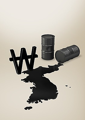 PSD 편집이미지 문자 기호 돈 비즈니스 한국 통 사람없음 금융 경제 3D 원화 화폐기호 석유 금융비즈니스 드럼통 한반도 산업용품 이미지편집 편집3D 아시아 재산 화폐 디지털합성 오브젝트 파일형식