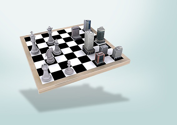 PSD 편집이미지 건축물 비즈니스 놀이 부동산 그림자 빌딩 사람없음 건물 3D 놀이용품 게임 말 체스말 체스 게임용품 체스판 이미지편집 편집3D 건축 재산 디지털합성 오브젝트 파일형식