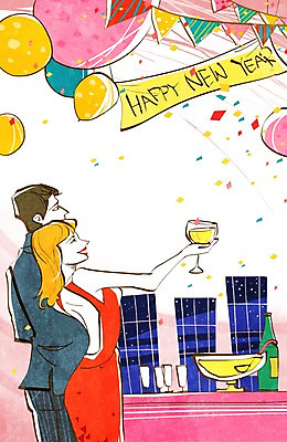 PSD 건축물 커플 배너템플릿 여자 남자 행복 와인잔 일러스트 새해 주류 서기 들기 사람 이벤트 상반신 성인 두명 건물 파티 와인 새해인사 현수막 축하 인사 꽃가루 해피뉴이어 풍선 신년파티 성인만 국내일러스트 템플릿 배너 건축 감정 음료 컨셉 술잔 관계 모션 예절 가루 파일형식