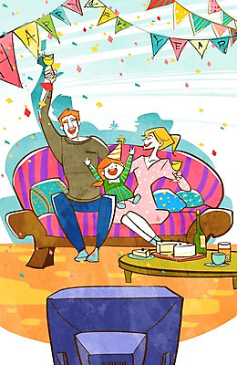 전신 PSD 여자 남자 딸 행복 어린이 음식 쿠션 의자 일러스트 가족 탁자 엄마 술병 새해 주류 들기 사람 앉기 소녀 이벤트 성인 세명 소파 파티 케이크 텔레비전 고깔모자 새해인사 축하 인사 아빠 샴페인잔 꽃가루 해피뉴이어 티비시청 신년파티 국내일러스트 모자_잡화 감정 음료 가구 컨셉 술잔 관계 모션 병_용기 디저트 전자제품 예절 가루 시청_보고들음 파일형식