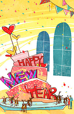 전신 PSD 여자 남자 행복 음식 일러스트 창문 밤하늘 새해 서기 사람 이벤트 여러명 성인 파티 케이크 새해인사 하트 축하 인사 해피뉴이어 신년파티 성인만 국내일러스트 모양 감정 다수 컨셉 모션 하늘 디저트 예절 야간 파일형식