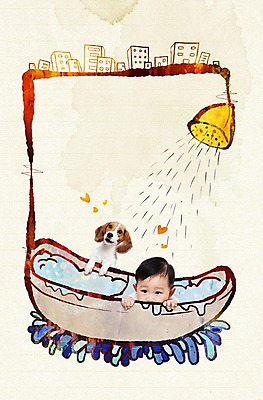 PSD 동물 편집 편집이미지 건축물 남자 물줄기 욕조 한명 사람 동양인 상반신 물 목욕 한국인 아기 개 강아지 샤워기 반려 남자만 남자한명만 아기만 남자아기만 남자아기한명만 이미지편집 자연요소 1 건축 포유류 인종 반려동물 청결 파일형식