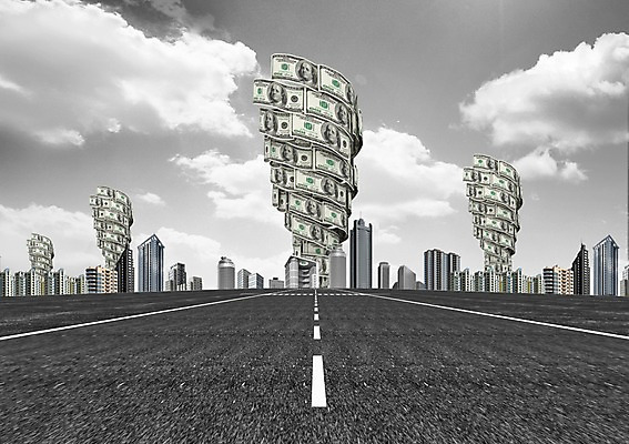 PSD 구름 편집이미지 지폐 돈 회사 비즈니스 하늘 빌딩 사람없음 건물 경제 회오리 도시 자연재해 허리케인 이미지편집 자연요소 건축물 재산 재해 파일형식