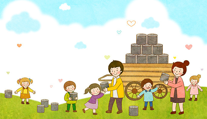 전신 PSD 나무 식물 구름 여자 남자 어린이 캠페인 일러스트 희망프로젝트 사랑 서기 사람 소녀 소년 잔디 여러명 성인 희망 수레 하트 도움 풀 사회복지 복지 사랑나눔 더불어사는사회 연탄 국내일러스트 자연요소 모양 감정 다수 컨셉 모션 카트 사회이슈 나눔 파일형식