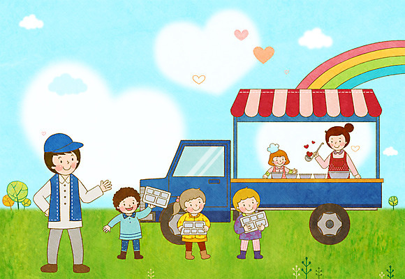 전신 PSD 나무 식물 구름 여자 남자 어린이 음식 캠페인 일러스트 자동차 희망프로젝트 사랑 서기 들기 사람 소녀 소년 잔디 여러명 성인 희망 트럭 하트 도움 풀 사회복지 복지 사랑나눔 더불어사는사회 식판 급식 밥차 국내일러스트 자연요소 모양 감정 육상교통 다수 컨셉 모션 사회이슈 특수차량 나눔 파일형식