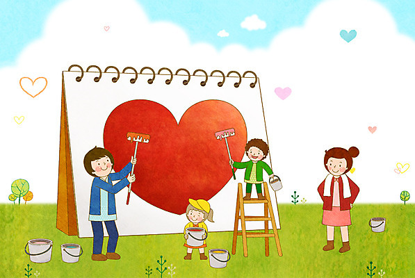 전신 PSD 나무 식물 구름 여자 남자 어린이 캠페인 일러스트 사다리 희망프로젝트 사랑 서기 사람 소녀 소년 잔디 여러명 성인 희망 페인트 하트 도움 페인트칠 풀 사회복지 복지 스케치북 그림 사랑나눔 더불어사는사회 롤 국내일러스트 자연요소 모양 감정 다수 컨셉 모션 페인팅 학용품 도구 사회이슈 나눔 파일형식