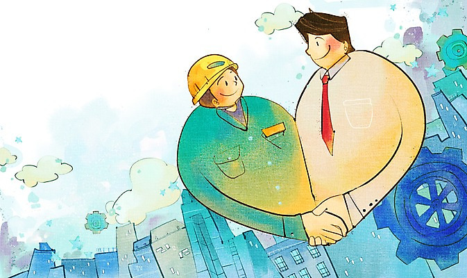 PSD 건축물 남자 일러스트 비즈니스 협력 노동자 악수 사람 손짓 상반신 성인 두명 건물 도움 직장인 비즈니스맨 목표 안전모 동료 톱니바퀴 열정 화합 노사화합 노사관계 노사협력 근로자의날 남자만 성인남자만 성인만 국내일러스트 직업 기념일 건축 감정 컨셉 관계 모션 헬멧 안전장비 파일형식